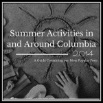 summer activities black and white
