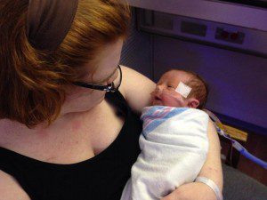 I was unable to hold Asher until he was four days old.  That first four days not knowing if he would recover from the traumatic birth were the hardest four days of my life.