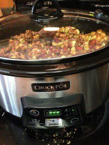 Cooking dinner in a slow cooker means you can prepare it and forget about it until it's time to eat!