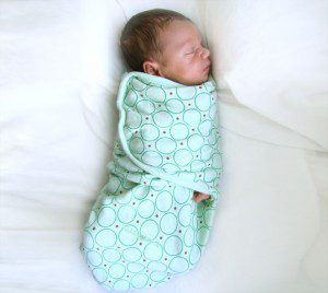 The SwaddleMe makes swaddling incredibly easy