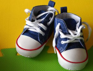baby shoes blue