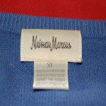 Neiman Marcus cashmere!  I'm sure the original owner of this sweater paid much more than $2.25.