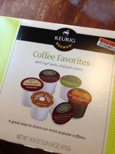K-cups at Big Lots. Never found them before, may not ever find them again. But they were a super deal!
