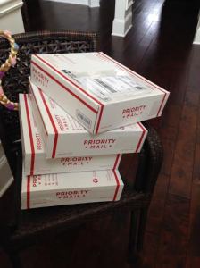 This shipment will be brought to the post office tomorrow.