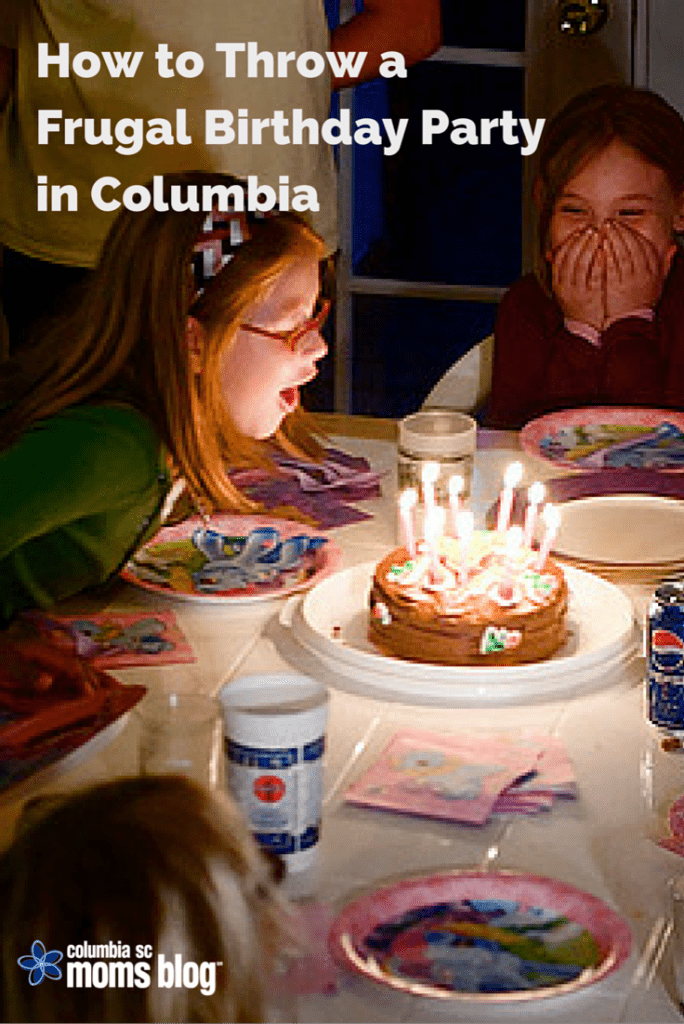 how to throw a frugal birthday party in Columbia