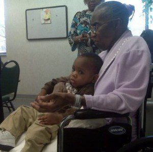 My grandmother Christine with my son Grayson in 2009 a few months before she died