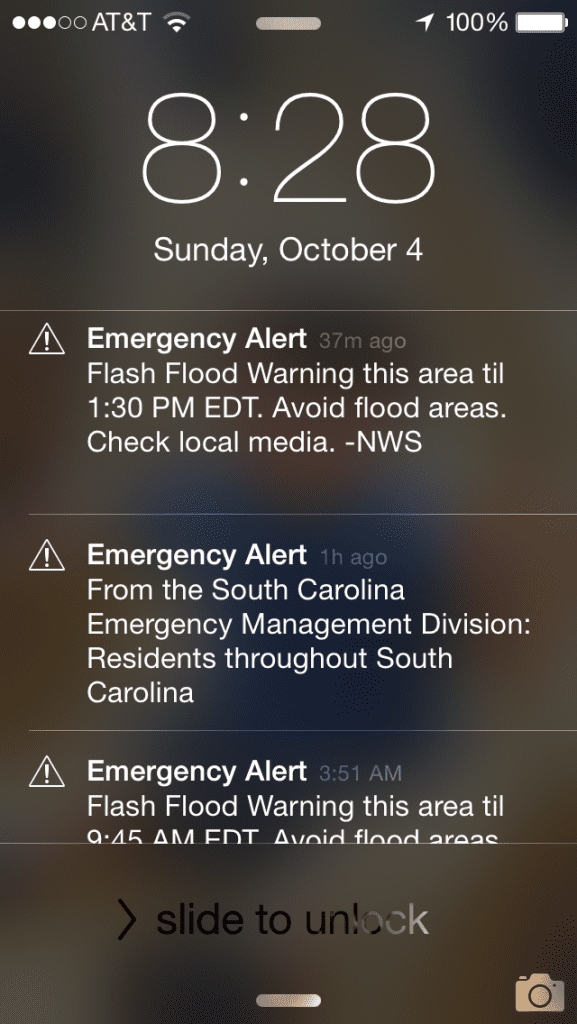 flash flood warnings