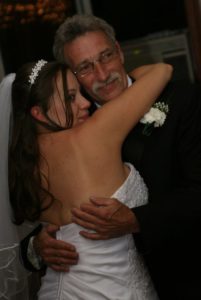 My daddy and me at my wedding