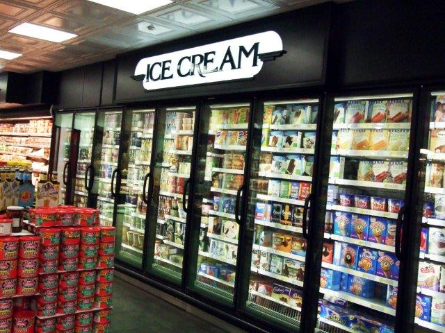 ice cream aisle