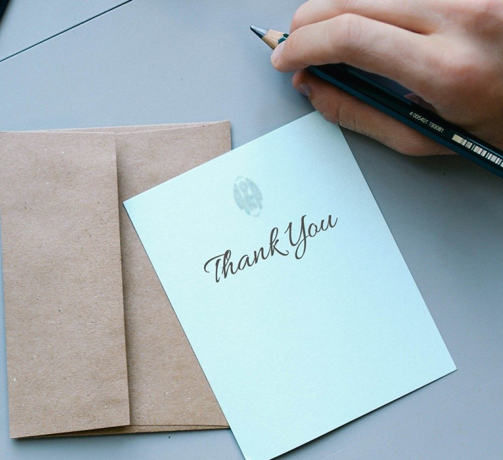 thank you note | Columbia SC Moms Blog